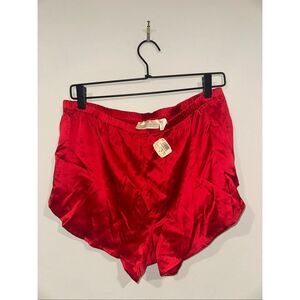 NWT Vintage Victoria’s Secret Gentleman Red Silk Boxers M
